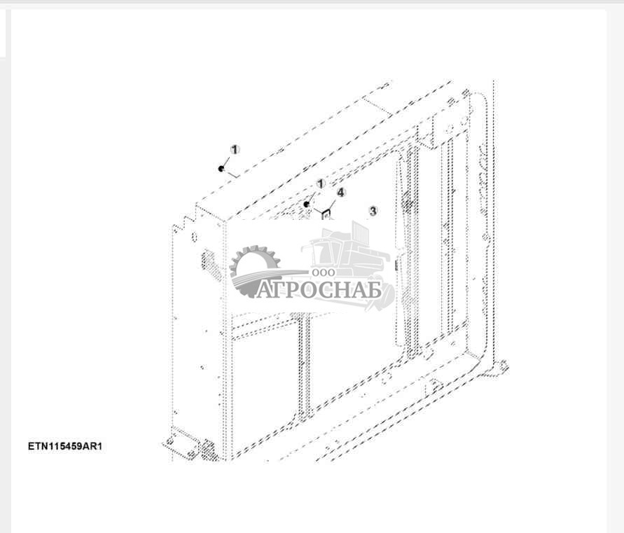 Амортизатор, стандартное крепление радиатора 
